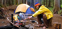 camping saline wound care